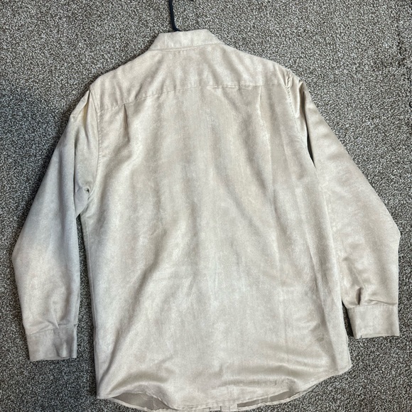 Men’s Claiborne Long Sleeve Button Down Shirt size M - Suede - Picture 2 of 4